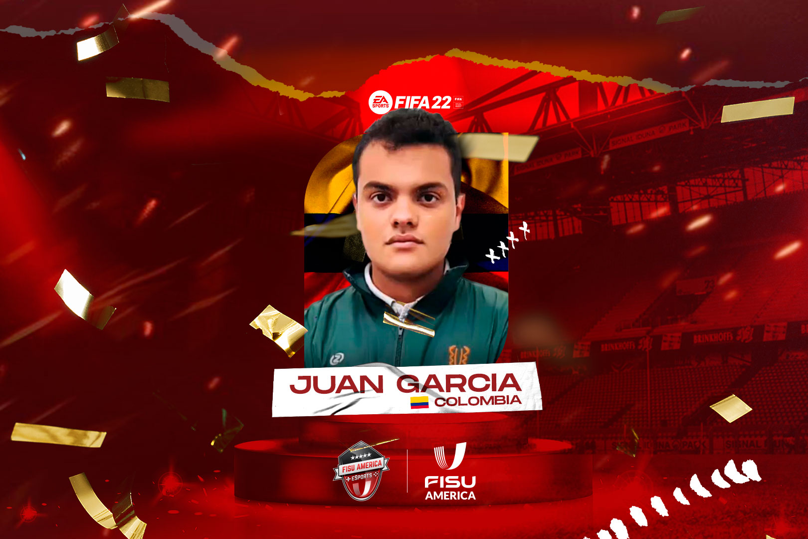 Juan Sebastián García se consagra campeón de FISU America E-Sports 2022